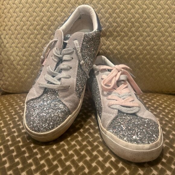 Vintage Havana Silver Glitter Star Sneakers - Picture 9 of 16